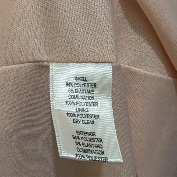 Eliza J One-Shoulder Satin Bow Blush Pink Evening Formal Dress Maxi Gown- 12 - Picture 12 of 16